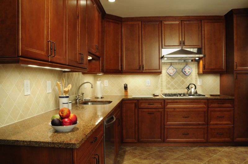 Cherry Kitchen Cabinet Repair