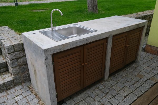 Exterior Cabinet Installation in Burleson