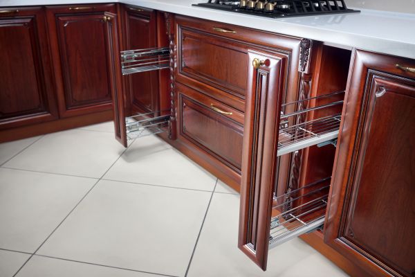 Cherry Cabinet Refacing in Burleson